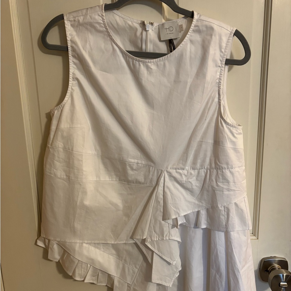 HD in Paris Ivory Sleeveless Blouse